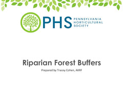 Riparian Forest Buffers